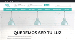 Desktop Screenshot of mslformacion.es